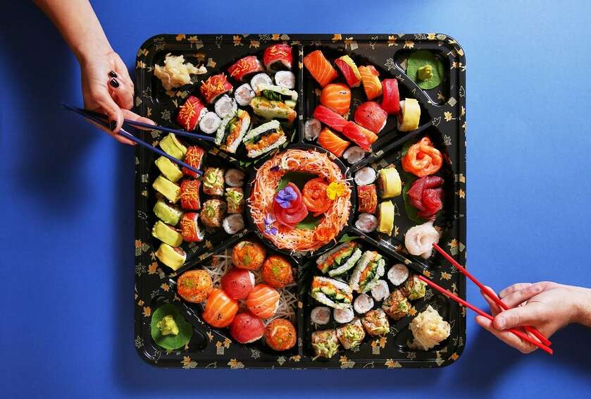 הסושי של פקין // צילום: מיי סושיאל